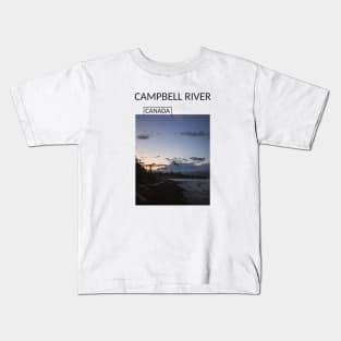 Campbell River British Columbia Canada Nature River Gift for Canadian Canada Day Present Souvenir T-shirt Hoodie Apparel Mug Notebook Tote Pillow Sticker Magnet Kids T-Shirt